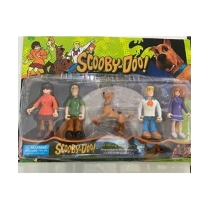 Scooby Doo 5'li Figür Karakter Seti-Rgl