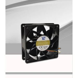 120MM Soğutma Fanı 120X120X38MM 4 Pin Pwm Li 12 Volt