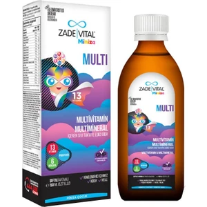 Zade Vital Miniza Multi Sıvı Takviye Edici Gıda 150 Ml