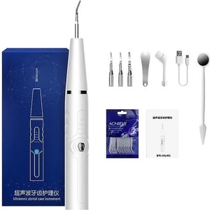 Ev Diş Hesap Sökücü Elektrikli Tartar Remover Tartar Ultrasonik Beyazlatma USB Şarj Edilebilir Diş Temizleyici Taşınabilir (Yurt Dışından)