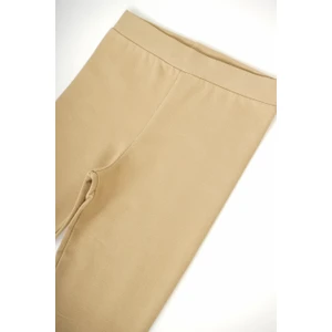 Miniko Kids Kız Çocuk Bej Okul Pantolon Taytı