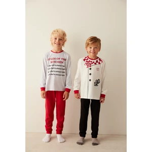 Çok Renkli Erkek Çocuk B. Little Chef Pijama Takımı