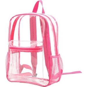 Şeffaf Pvc Sırt Çantası, Şık Büyük Kapasiteli Öğrenci Çantası (Yurt Dışından)