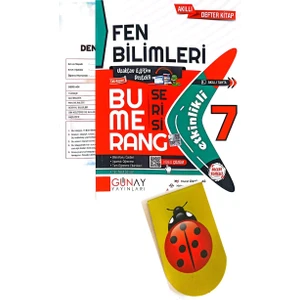 Günay Yayınları 7.Sınıf Bumerang Fen Bilimleri-2024-(Aydın Yayınları Deneme+Kitap Ayracı )