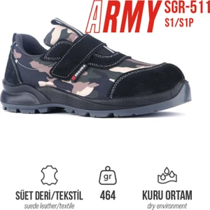 Iş Ayakkabısı - Army SGR-511 S1 Siyah - 43