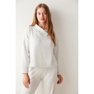 Grey Over And Out Pantolon Pijama Takımı
