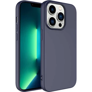 Apple iPhone 14 Pro Max Kılıf Mara Lansman Silikon Mat Soft Korumalı Lacivert