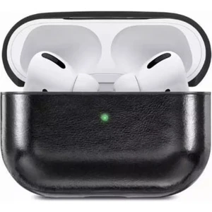 Apple Airpods Pro Kılıf Suni Deri Kancalı Silikon Sf9 Siyah