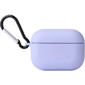 Apple Airpods Pro Kılıf Mat Kancalı Silikon A11 Lila