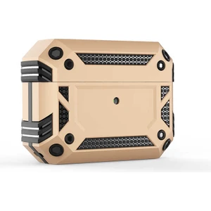 Apple Airpods Pro Kılıf Sert Tank Koruma A15 Gold