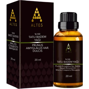 Saf Tatlı Badem Yağı Soğuk Sıkım 20 ml