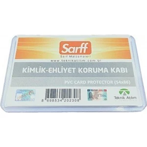 Pvc Ehliyet-Kimlik Koruma Kabı 10 Adet