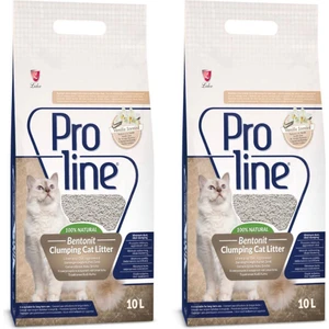 Pro Line Vanilya Kokulu İnce Taneli Topaklanan Kedi Kumu 10 Lt x 2 Adet