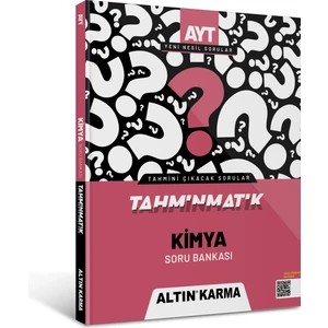 Altın Karma Yayınları Tahminmatik AYT  Kimya Soru Bankası