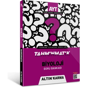 Altın Karma Yayınları Tahminmatik AYT  Biyoloji Soru Bankası