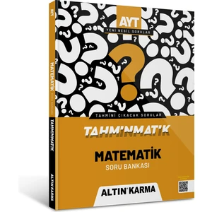 Altın Karma Yayınları Tahminmatik AYT  Matematik Soru Bankası