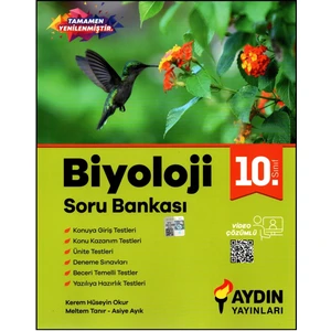 Aydın Yayınları 10. Sınıf Biyoloji Soru Bankası