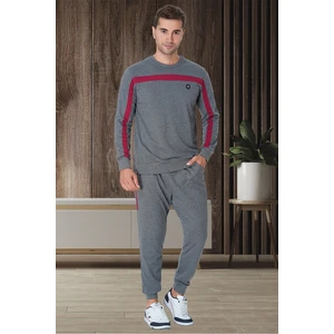 Şık Mecit Füme Erkek Pijama Takımı