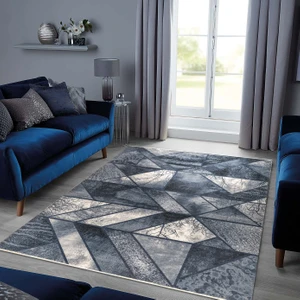 Nonki Home Yeni Nesil Pamuk Taban Yıkanabilir Oturma Odası Halısı