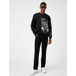 Erkek Jean Pantolon Siyah 3WAM40001BD Straight