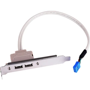 5081 Anakart 9 Pin Pci Kasa Içi USB 2 Port Kablosu Hub Çoklaycı
