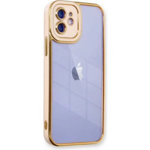 iPhone 12 Kılıf Lazer Lens Kamera Çerçeveli Kapak