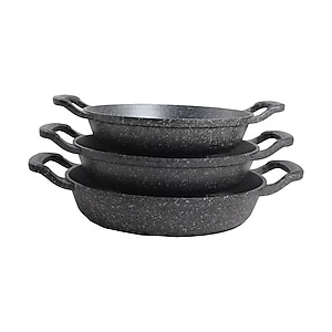 Fırst Class Granit Döküm Sahan Set 3 Lü