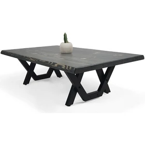 Doğal Ağaç Masif Hibrit Kütük Yemek Masası ve Sehpa 75CM x 145CM