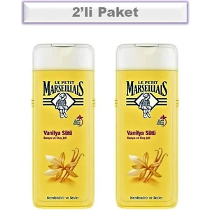 Le Petit Marseillais Le Petit Marseiliais Vanilya Sütü Aromalı Banyo ve Duş Jeli 400 ml x 2 Adet