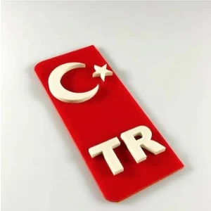 Tr Yazılı Plakalık 2li