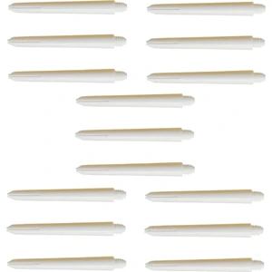 5 Set (15 Adet) 35 mm Nylon Dart Şaft-Shaft.  Beyaz