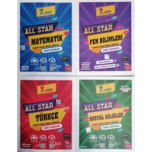 Newton Yayınları 7. Sınıf All Star 4'lü Soru Bankası Seti