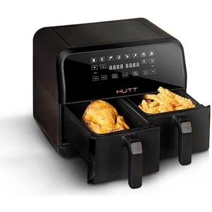 D8 Çift Hazneli Air Fryer Yağsız Fritöz (4+4) 8 Lt. Dokunmatik Ekran (Distribütör Garantili)