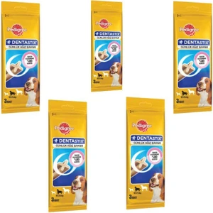 Dentastix Medium Köpek Ödül Maması 77 gr (3 Sticks) x 5 Adet