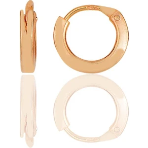 Söğütlü Silver Gümüş Rose  10 mm Halka Küpe Tragus Piercing Helix Kıkırdak Küpesi