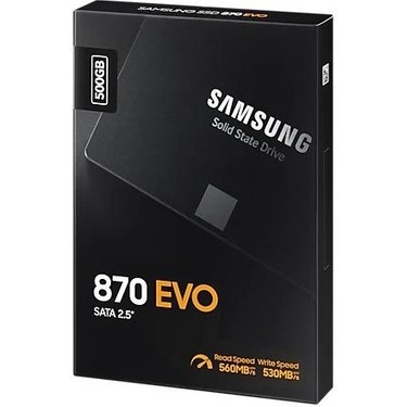 Samsung 870 Evo 500GB SSD Disk MZ-77E500BW 2,5 SATA Bağlantı Fiyatı