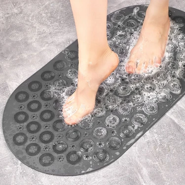 Red Rose Oval Masajlı Vantuzlu Banyo & Duş Mesajlı Kaydırmaz