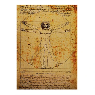 Ekart Leonardo Da Vinci Insan Anatomisi Tasar m Mdf Tablo Fiyat