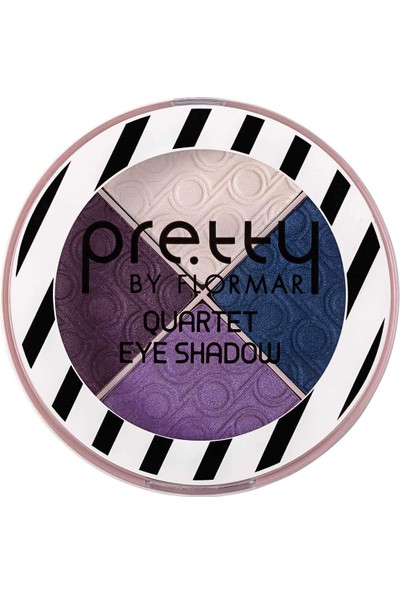 Flormar Göz Farı ve Far Paleti - Pretty By Flormar Quartet Eyeshadow 006 Violet Universe 32000040-006