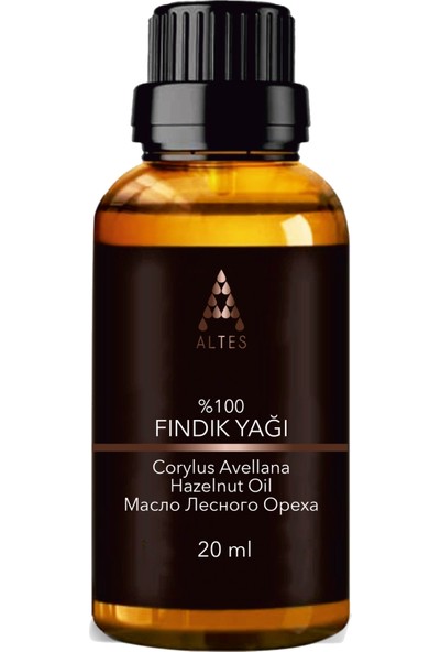 Altes Saf Fındık Yağı Soğuk Sıkım 20 ml