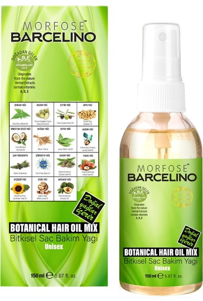 Barcelino Saç Bakım Yağı 150 ml