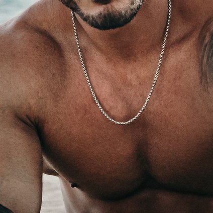 Arnavut Zinciri Örme Erkek Çelik Kolye Zincir 3mm 60CM fiyatları