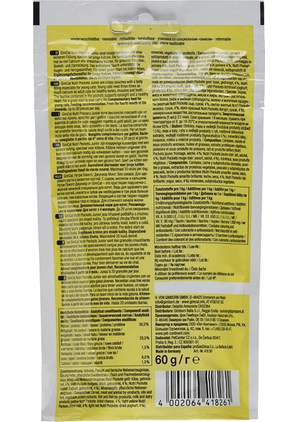 Nutripockets Kedi Ödülü Mix Tablet 60GR