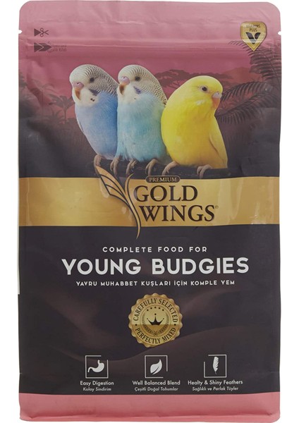 Gold Wings Yavru Muhabbet Kuşu Yemi 1 kg