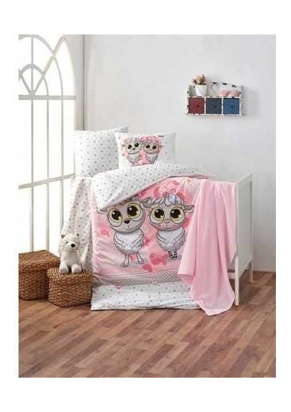 Happylambs Pinky Bambu Örgü Bebek Seti