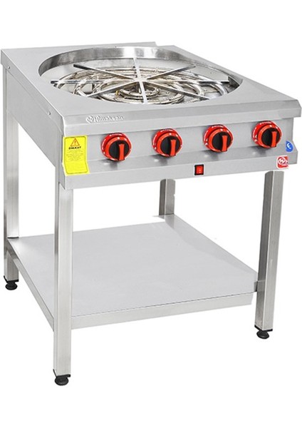 Endüstriyel Lpg Tüplü Tezgahlı Motorlu Börek Pişirme Ocağı HMK-TBMBROG1-G