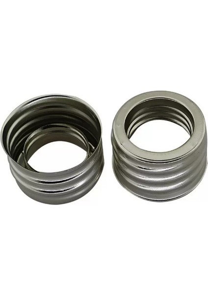 E40 To E27 Duy Dönüştürücü Adaptör (E40 Duyda E27 Ampul) (Metal)