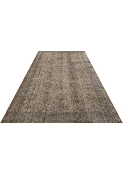 Klasik Modern Vintage Eskitme El Dokuma Halı 197 x 292 cm 9380