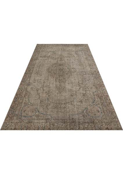 Vintage Eskitme El Dokuma Halı 153 x 265 cm 9387