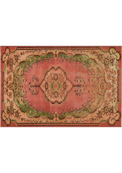 Eskitme El Dokuma Vintage Halı 156 x 231 cm 9421